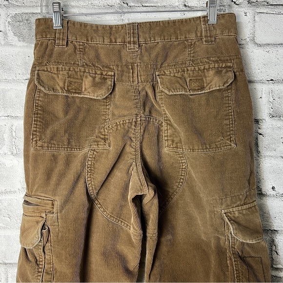 Y2K High Rise Relaxed Fit Cargo Corduroy Pants - Picture 7 of 8